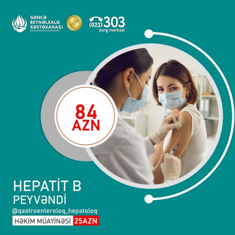 Hepatit B Peyvəndi 84 AZN