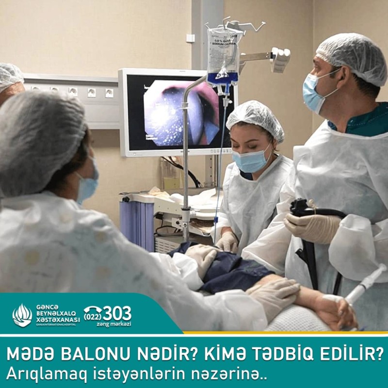 Mədə balonu nədir? Kimə tədbiq edilir ? Arıqlamaq istəyənlərin nəzərinə,...